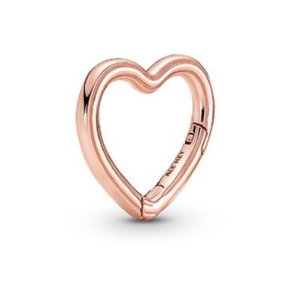 1 New Pandora ME Rose Gold Styling Heart Connector